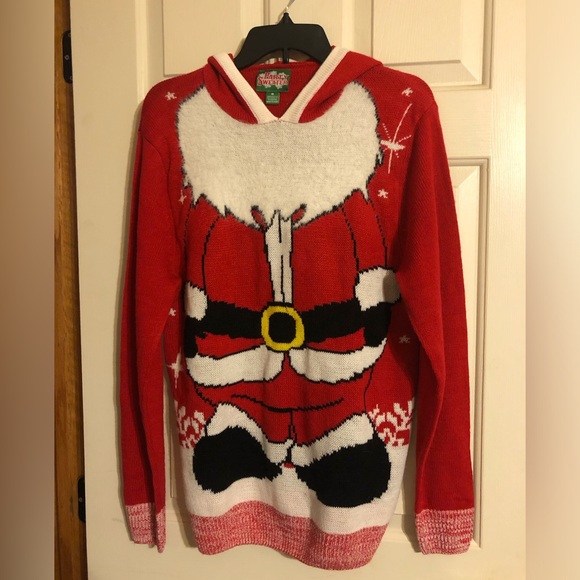 Christmas Party Sweater  NWOT Size Medium Warm, flattering fit. - Picture 3 of 7